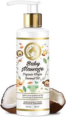 Mom & World Baby Massage Baby Biological Coconut Oil Organic.. Experience the ease of modern shopping with DIAYTAR NIGERIA's vast selection and quick delivery service.