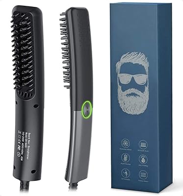 LEDASIN SHOW -BEAR FEAR BEARD PABLE, Multifunctional ion brush to smooth hair and beard with thermal brush for men, Electric hairstyle tools and travel.. Thousands of items at your fingertips — DIAYTAR Nigeria makes it happen.