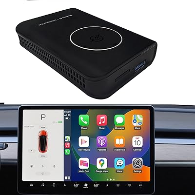 Automatic Android wireless carplay adapter for Tesla model 3/y/s/x, IOS 10+/Android 11+ support, WiFi 5G Bluetooth, Plug and Play.. Nigeria's favorite online shopping platform, DIAYTAR offers unbeatable prices and delivery within a week.