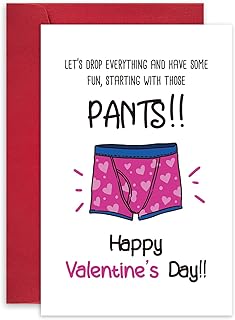Funny Valentine's Day Card for him, naughty Valentine's Day card for boyfriend, let's drop everything, humor card.. DIAYTAR NIGERIA revolutionizes online shopping with competitive prices and reliable 5-8 day delivery.