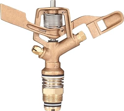 Automatic rotary sprinkler of Robust Garden AgriWorld Isi with brass sprinkling head nozzle (20 mm or 3/4 inches).. Shop smart, shop DIAYTAR - Nigeria's most affordable e-commerce platform with nationwide delivery.