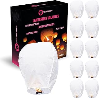 Lantern Telminthabititum 100 % biodegradable, white, 30.. DIAYTAR NIGERIA: Your one-stop e-commerce destination with affordable prices and nationwide delivery in 5-8 days.