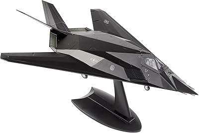 F-117 attack plane on 1/72 hangang (Manara) scale, Military fighter airplane molded under pressure for collection or gift, black.. DIAYTAR NIGERIA: Your partner in affordable shopping with nationwide delivery in just 5-8 days.