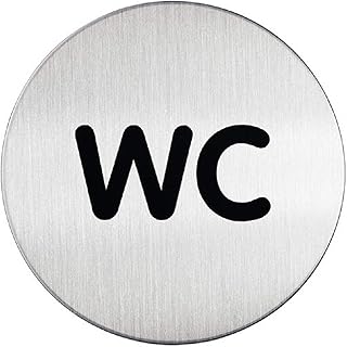 Stainless stainless steel door panel scratch with 83 mm durable WC pictogram (5).. DIAYTAR NIGERIA: Your partner in affordable online shopping with reliable 5-8 day shipping nationwide.
