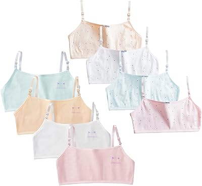 Hewmay lots of 4 to 8 training bras for girls, 10 to 14 years old, teenagers with adjustable straps, 10 years old.. DIAYTAR NIGERIA delivers value, variety, and convenience with our nationwide 5-8 day shipping.