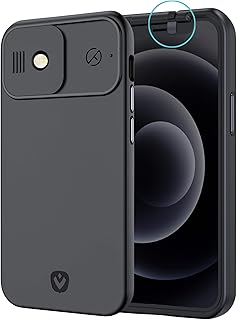 Spy-fi shell for iPhone 12 with front and rear sliding camera cover | Protect your privacy | 2 -meter fall protection | matt black.. Experience budget-friendly shopping at DIAYTAR NIGERIA, Nigeria's premier online marketplace with quick delivery.