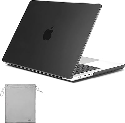 Procase Cover For MacBook Pro 14 inch M1 PRO A2442 2021 / MacBook Pro 14.2 M2 A2779 2023, Rigid protection shell for MacBook Pro 14 inches M1 PRO A2442 / PRO 14.2 Inces M2 A2779 - Black.. Shop from anywhere in Nigeria and receive your DIAYTAR purchases at affordable prices within a week.