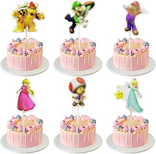 LH Super Mario Cupcake Toppers, 120 pieces, Super Mario Happy Birthday party supplies for cake decorations for Super Mario fans, birthday parties of children.. Experience the ease of modern shopping with DIAYTAR NIGERIA's diverse marketplace delivered promptly.