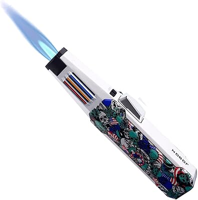 Punchel torch lighter, rechargeable kitchen torch Adjustable windbreaker with safety lock for barbecue and cooking (butane gas not included) (skull) (skull).. Your digital marketplace solution, DIAYTAR NIGERIA delivers quality and value within the week.