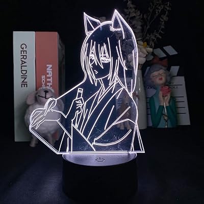 3D night light Kamisama Love Tomoe, decorative office lighting, children's birthday gift, several switches.. DIAYTAR NIGERIA makes every purchase count with our affordable prices and reliable 5-8 day shipping.