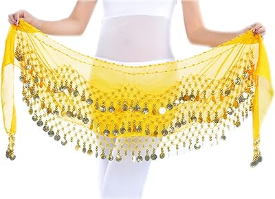 Lauthen.s 128 scarf in the shape of a coin Dance belt Hip Tribal Halloween Genie Costume Accessory.. DIAYTAR NIGERIA redefines convenience with our diverse marketplace and affordable nationwide shipping.