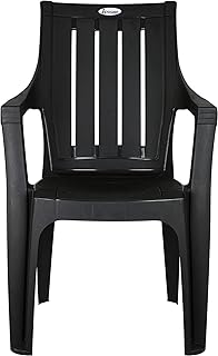 Skopi Neptune chair - Black plastic study chair with elegant design (1).. Your e-commerce hub for everything — DIAYTAR Nigeria has you covered.