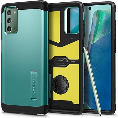 Spigen Tough Armor shell designed for Samsung Galaxy Note 20 with extreme foam Impact - Green.. DIAYTAR Nigeria delivers happiness in 5–8 days, no matter what you buy.