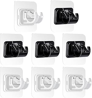 Ubetree 8 Parts Supports of self-adhesive curtain rod no drill required, adjustable curtain rod support without screw for bathroom kitchen bathroom house.. Your everyday shopping destination, DIAYTAR NIGERIA offers unbeatable value with quick delivery times.