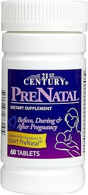 Multivitamin and mineral tablets Twenty One Century for women - Size 60 tablets.. Your ultimate shopping destination, DIAYTAR NIGERIA combines extensive selection with affordable shipping.