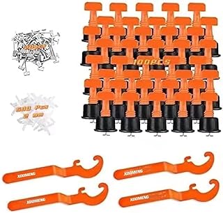 Ceramic flat tile level fitter, wall construction tools, reusable tiling leveling system 100 rooms and 2 mm 500 room tiles with 4 room key, 20 replaceable T needles.. Discover more ways to save — every day on DIAYTAR Nigeria.