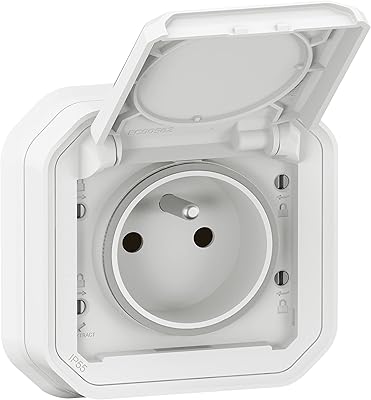Legrand - plexo waterproof earth socket with 16A hinge cover, 250V, fully powered for installation built with white claws.. Your one-click solution to affordable shopping, DIAYTAR NIGERIA delivers quality products nationwide.