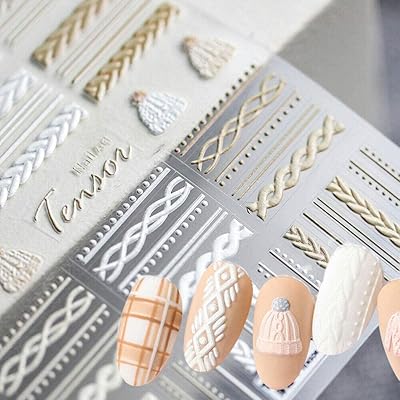 Set of stickers for nails in transparent frying sticker elegant sticker.. DIAYTAR NIGERIA: Connecting Nigerians with their needs through our affordable and diverse marketplace.