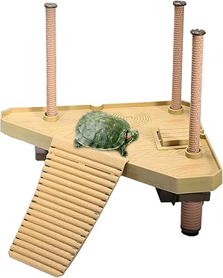 Mkn Zoom Turtle Decck Floating, Automatic floating porch with traditional plants, aquarium decoration for small reptiles, amphibians, climb, sunbathe and play - Size M.. With DIAYTAR Nigeria, shopping online is easy, affordable, and fast.