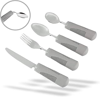 Set of foldable covers Medipack - Ideal for the elderly, disabled, patients with Parkinson's disease or those suffering from 1 x gray tremors. (the knife does not fold).. Shop easy, pay less, get it fast — with DIAYTAR Nigeria.