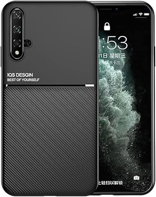 Kibosh Moen shell for Huawei Nova 5T/Honor 20 - Bumper shell in integrated metal plate for Huawei Nova 5T/Honor 20 - Black.. Save time and money with DIAYTAR Nigeria’s online store.