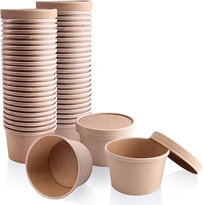 8 oz SNH ecological soup bowls, disposable cups, perfect for restaurants, fast food or lunches on the go, 25 pieces... Shopping made simple with DIAYTAR NIGERIA's vast selection and budget-friendly nationwide delivery.