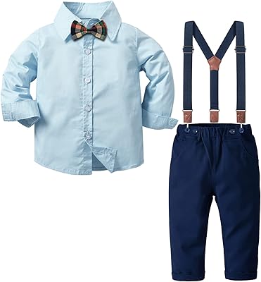A set of 4 -room clothes for boys composed of a long -sleeved shirt and a tie + pants with suspenders, from 12 months to 7 years old.. Nigeria's most loved e-commerce platform delivers affordable shopping solutions to your doorstep.