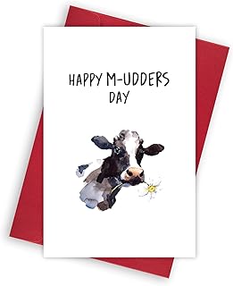Funny Mother's Day Joukfun card, Happy M-Udders party card, funny word game card for mom, cute mother's party for mother for mother.. DIAYTAR NIGERIA: Empowering Nigerians with access to affordable products delivered within 8 days.