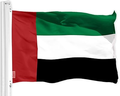 Flag of the United Arab Emirates 4x6 feet 120x1180cm Printed 150D -.. DIAYTAR NIGERIA: Your trusted partner for affordable online shopping with reliable delivery timeframes.
