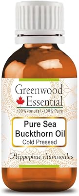 Pure Greenwood Pure Snake Essential Oil (Hippophae Rhamnoids) 100 % natural therapeutic quality in cold pressed for personal care 10 ml (0.33 oz).. Your shopping journey simplified with DIAYTAR NIGERIA's vast selection and budget-friendly shipping.