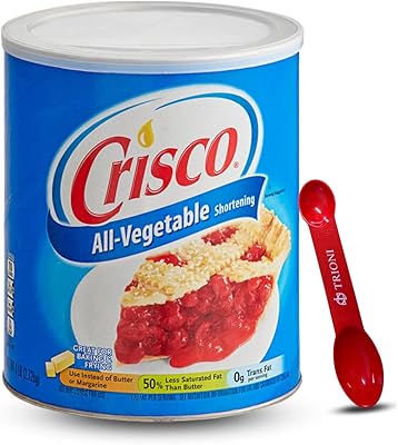 Economic Pack of Vegetable Shortering, unique container Crisco of 95 oz, cooking skorting with tablet -to -measure Trioni!.. DIAYTAR NIGERIA combines the largest product selection with affordable prices and reliable delivery.