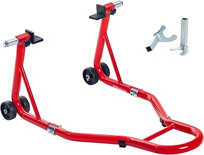 Donor motorcycle luggage rack of 850 pounds, support for sports bike with rear wheel lifting (red, U+L).. DIAYTAR NIGERIA combines extensive product options with budget-friendly prices, delivered in 5-8 days.