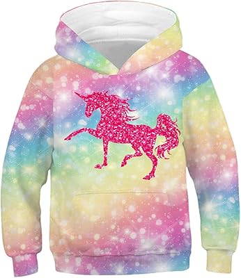 Unicorn hoodie for women and girls - Pretty jacket for teenage girls and children.. Your everyday shopping companion, DIAYTAR NIGERIA offers unbeatable value with nationwide delivery.