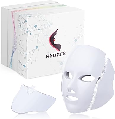 LED light therapy facial mask, LED light skin care mask - Photonic mask with blue and red light for acne - Skin care mask for the face and neck. Light therapy facial mask for skin rejuvenation - white.. Shop with confidence at DIAYTAR NIGERIA, offering extensive product variety with nationwide delivery.