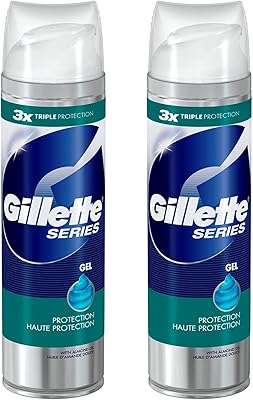Gillette Series Protection Gel to raze 200 ml (pack of 2).. DIAYTAR NIGERIA: The marketplace that brings affordable products to every Nigerian home in under 8 days.