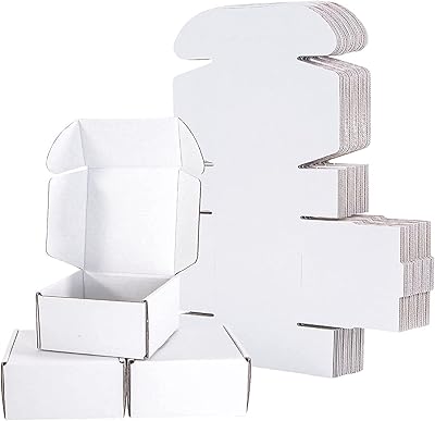 Shipping boxes, package of 75 small postal boxes in brown corrugated cardboard, postal packaging boxes for small businesses, 4x4x2 inch2.. Discover a world of choices with DIAYTAR NIGERIA's extensive marketplace and prompt shipping service.
