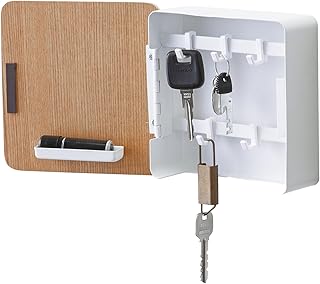 Yamazaki Home Rin Square magnetic key cabinet, storage and organizational systems, single size, natural.. DIAYTAR NIGERIA delivers more than products - we deliver affordable solutions within the week.