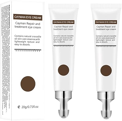 Anti-aging cream for cayman eyes, anti-wrinkle magic cream and firmer for silk proteins for wrinkles, dark circles, fine lines, pockets and pockets, repairing serum for the eyes (20g).. Order now, relax later — DIAYTAR Nigeria ships in 5 to 8 days.