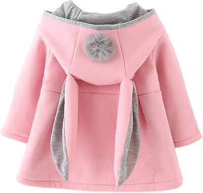 Fall-winter hooded sweater for baby girls.. Experience the DIAYTAR difference with our vast product selection and delivery within 5-8 days.