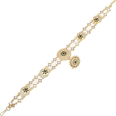 Sanjog decorated rajput rajasthani burla chishful matha patti for women/girls, metal.. Shop with confidence at DIAYTAR NIGERIA, enjoying competitive prices and delivery within 8 days.
