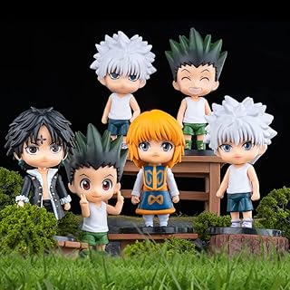 Annicheser hxh action figurines, 6 pieces gon freecss cake topper killua zoldyck kurapika chrollo lucilver toy figurine birthday decorations for anime fans boys girls.. DIAYTAR NIGERIA: Bringing the marketplace to every Nigerian with affordable prices and quick delivery.