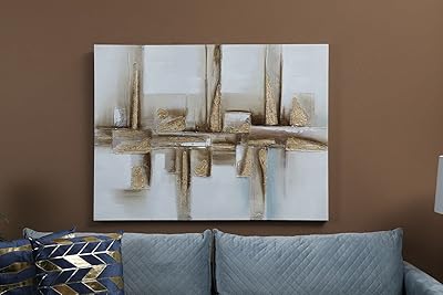 Handmade multicolored canvas painting for Pan I Marites House furnishings, 90x120 cm.. Shop with confidence at Nigeria's leading affordable e-commerce platform with reliable delivery services.