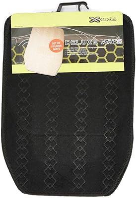 Set of robust car floor carpets Zesus deluxe, 5 rooms, black.. DIAYTAR NIGERIA delivers on our promise of extensive selection and budget-friendly nationwide shipping.