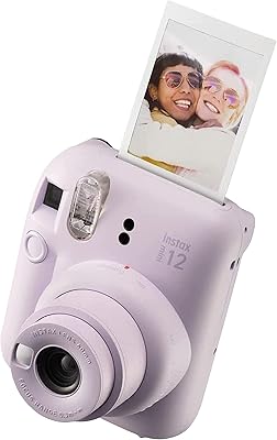 Instantaneous camera Fujifilm Instax Mini 12 - Light purple + 1 pack.. Join thousands of satisfied shoppers on DIAYTAR Nigeria.