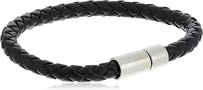 Large bracelet, handmade in natural corrugated leather, European style, handmade, for men and women.. Shop with purpose at DIAYTAR NIGERIA and receive your purchases at unbeatable prices within the week.