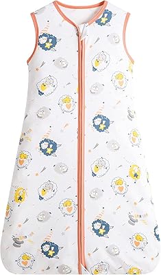 Sleeping baby sleeping bag 0.5 TOG 100% Cotton Sleeveless UNISEXE SUMMER SUBSHOP (Lamb, M).. Experience shopping satisfaction with DIAYTAR NIGERIA's vast selection and budget-friendly delivery options.