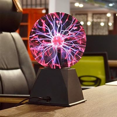 Spherical plasma ball sensitive to touch with magic plasma glass, decorative table lighting, gift (6 inches).. Join millions of satisfied shoppers using DIAYTAR Nigeria every day.