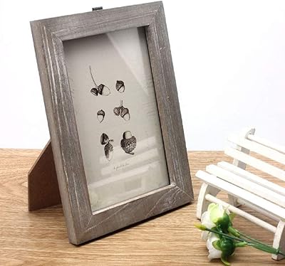 Retro photo frame in Siusi wooden, 6 -inch vintage display frames for the house, the office, the shop, the 4R festival gifts, painting decor (ancient wood color).. DIAYTAR NIGERIA: Where shopping meets satisfaction with affordable prices and delivery within 8 days.