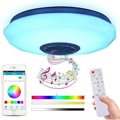 Smart LED ceiling lights 36 W musical ceiling with remote control and application.. Quick delivery. Quality products. Great deals. That’s DIAYTAR Nigeria.
