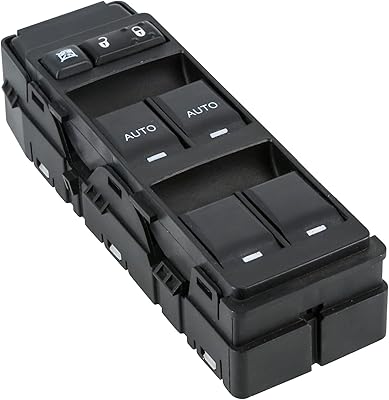 Main main left-handed driver control window switch compatible with I EP Commander 2006-2010, Grand Cherokee 07-09 Dodge Durango, Aspen, 08-14 Avenger, 06-10 Chrysler 300, replacement OE 4602736aa.. Explore the biggest product variety online — only at DIAYTAR Nigeria.
